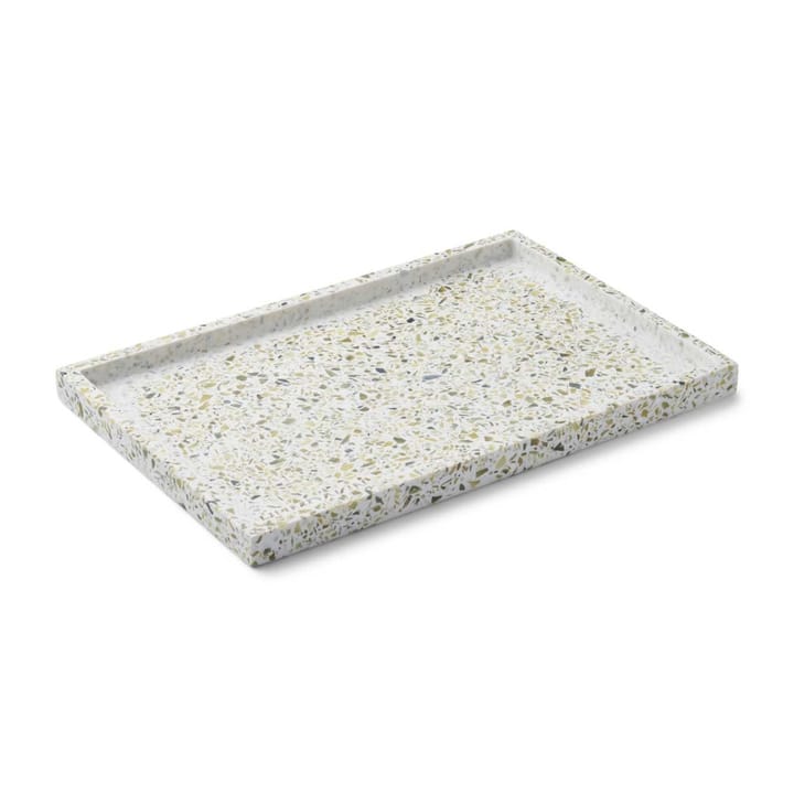 Vassoio Humdakin Terrazzo 30x20 cm - Verde-bianco  - Humdakin