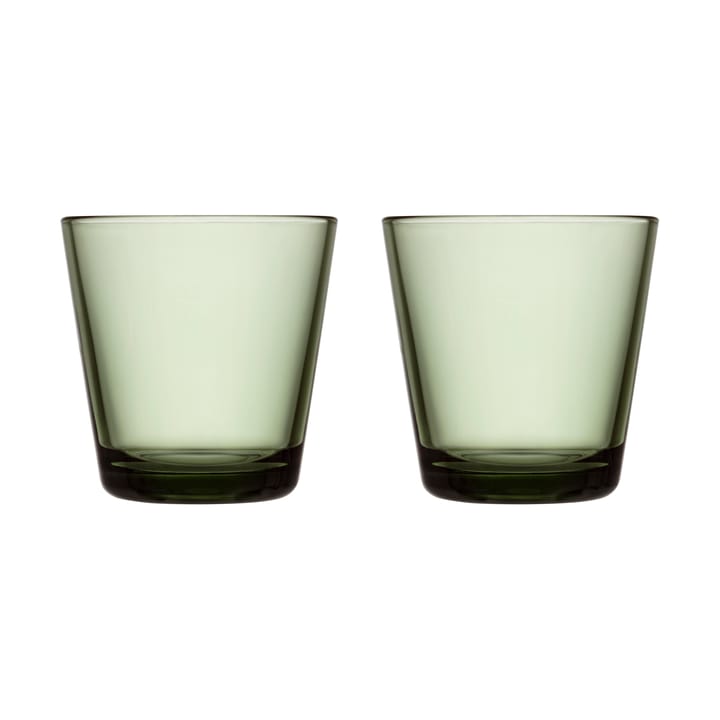 Bicchiere tumbler Kartio 21 cl confezione da 2, Verde pino Iittala