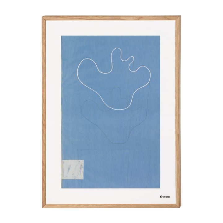 Poster Aalto art Sketch blue, 50x70 cm Iittala