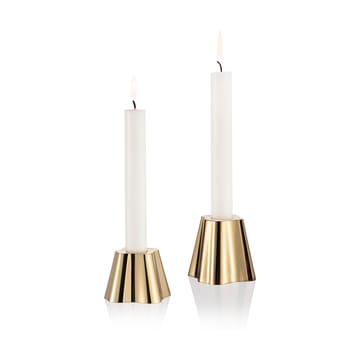 Set di 2 portacandele Aalto 50 + 65 mm - Ottone - Iittala