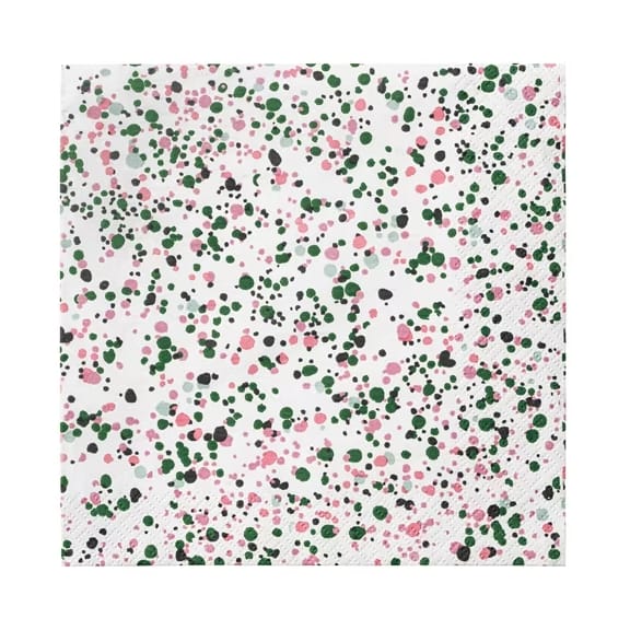 Tovagliolo Oiva Toikka Helle confezione da 20 - Rosa-verde - Iittala