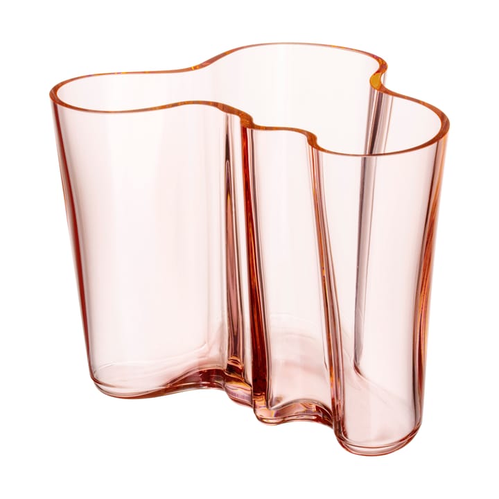 Vaso Alvar Aalto rosa salmone - 160 mm - Iittala