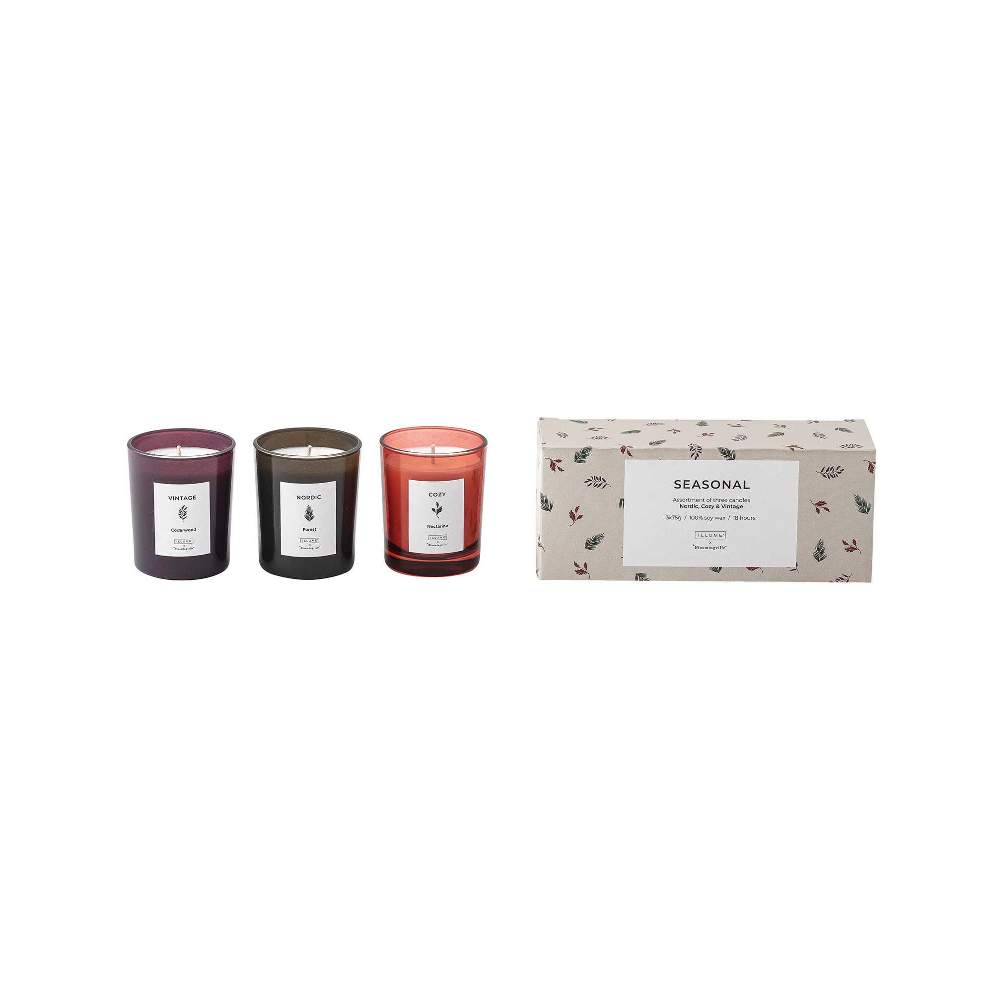 Set Candele Profumate Seasonal Illume per Bloomingville - LivingDecò