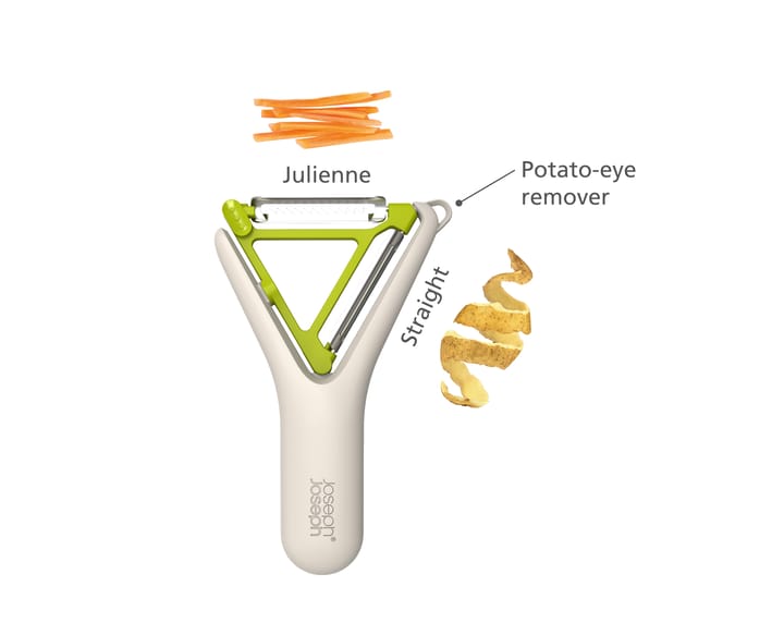 Pelapatate Switch 2-in-1, Grigio-verde Joseph Joseph