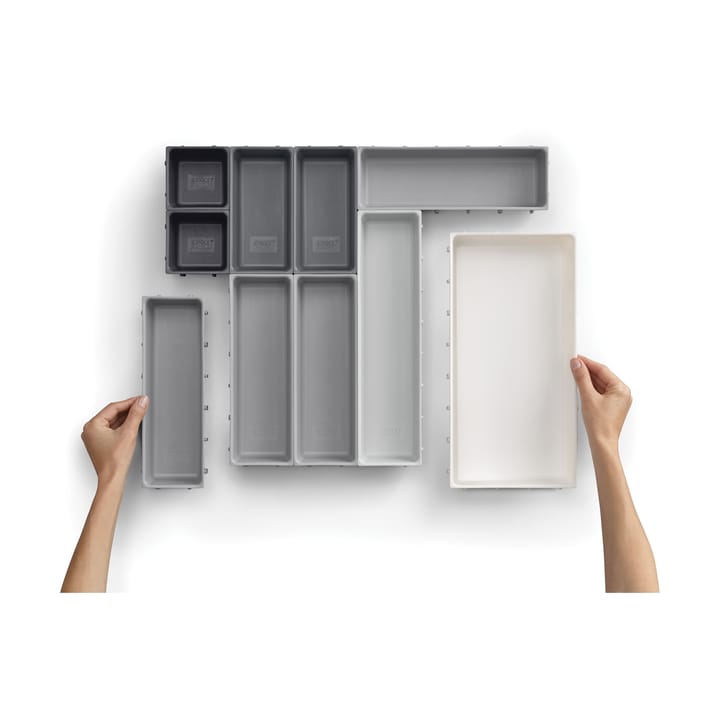 Set di posate Blox 10 pezzi - Grigio - Joseph Joseph