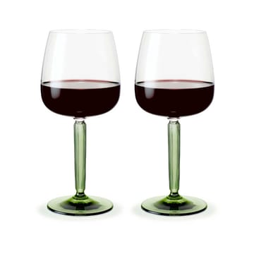 Bicchiere da vino rosso Hammershøi 49 cl, confezione da 2 - Trasparente, verde - Kähler