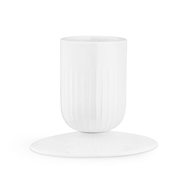 Portacandela largo Hammershøi Ø 5 cm - Bianco - Kähler