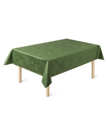 Tovaglia damascata Hammershøi Poppy, verde - 150x270 cm - Kähler