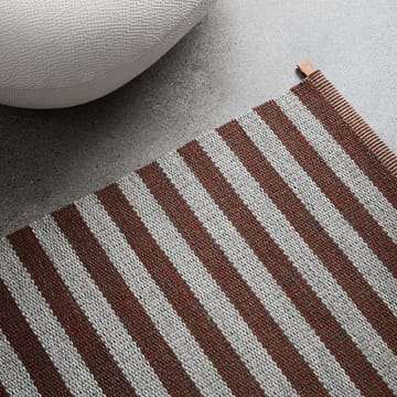 Passatoia Narrow Stripe Icon - Red clay, 240x160 cm - Kasthall