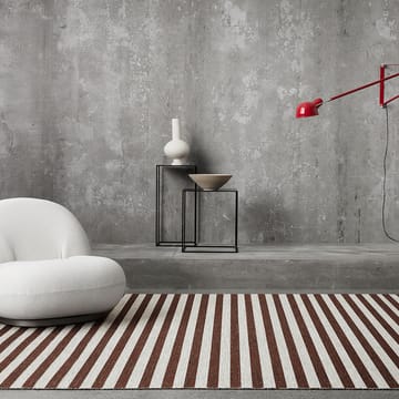 Passatoia Narrow Stripe Icon - Red clay, 240x160 cm - Kasthall