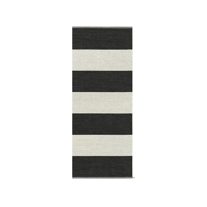 Passatoia Wide Stripe Icon - Midnight black, 200x85 cm - Kasthall
