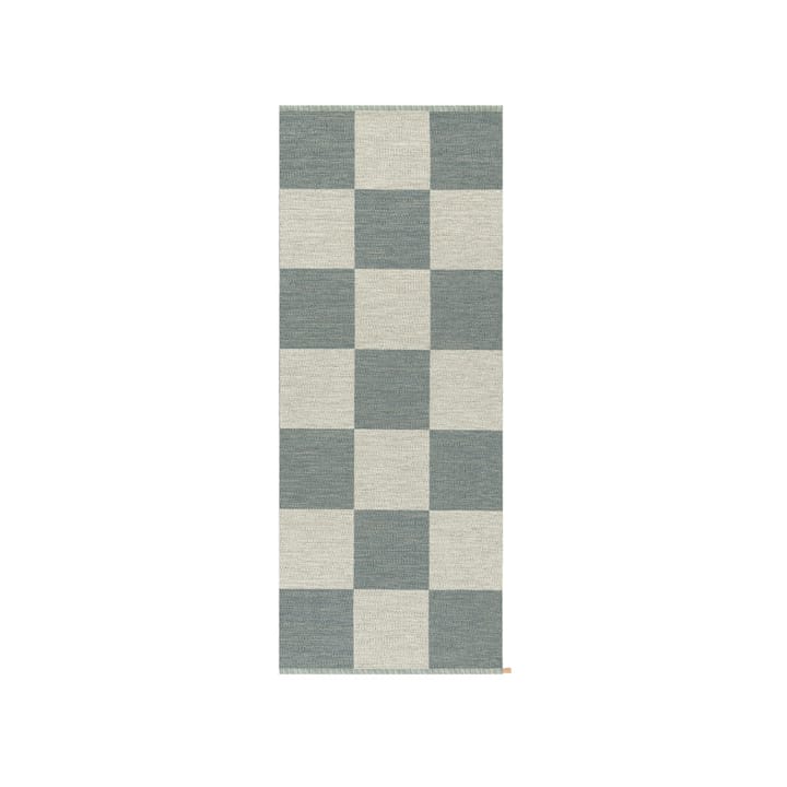Tappeto Checkerboard Icon 85x200 cm - Polarized Blue 251 - Kasthall