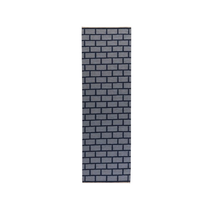 Passatoia Brick - blu, 80x250 cm - Kateha