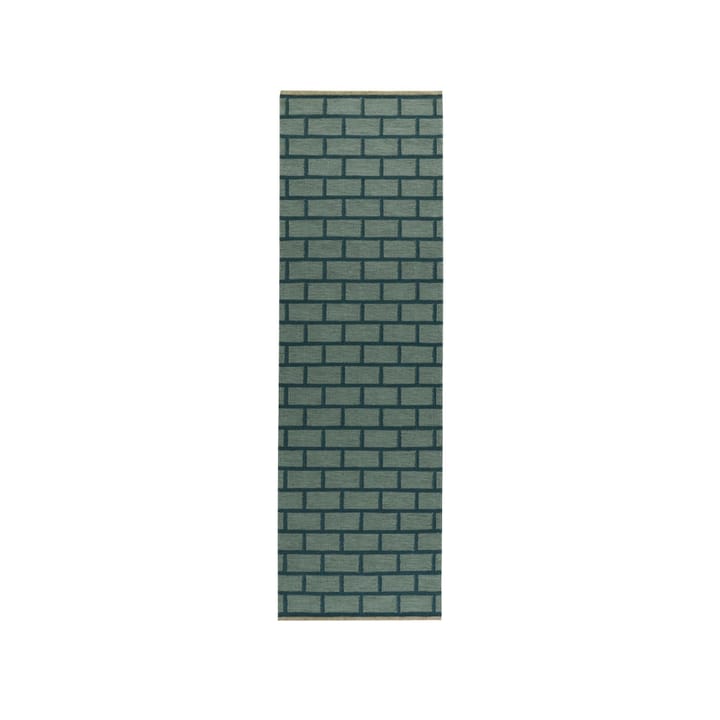 Passatoia Brick - verde, 80x250 cm - Kateha