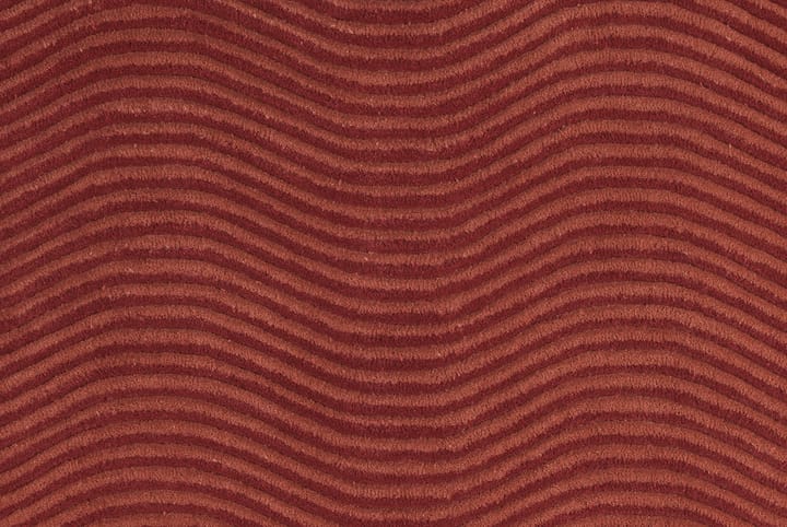 Tappeto Dunes Wave - dusty red, 170x240 cm - Kateha