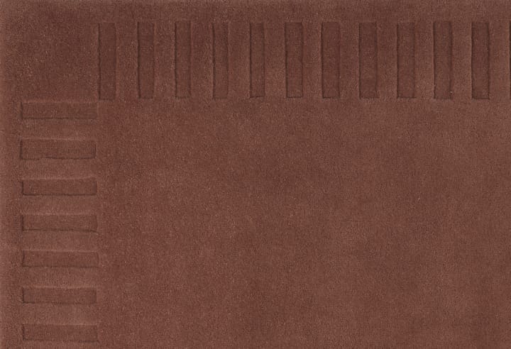 Tappeto in lana originale Lea - Ruggine-45, 170x240 cm - Kateha
