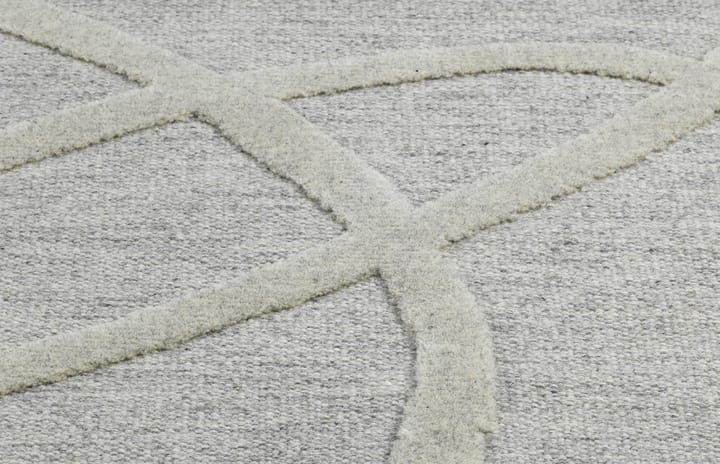 Tappeto in lana Verbena - Bianco, 170x240 cm - Kateha