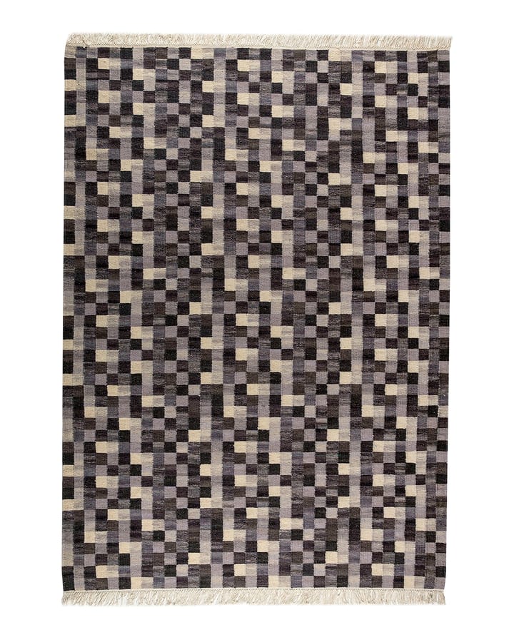 Tappeto tessuto a mano Small box grigio - 350x250 - Kateha