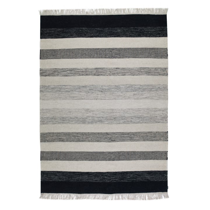 Tappeto Tofta Wave, 200x300 cm - Bianco, nero - Kateha