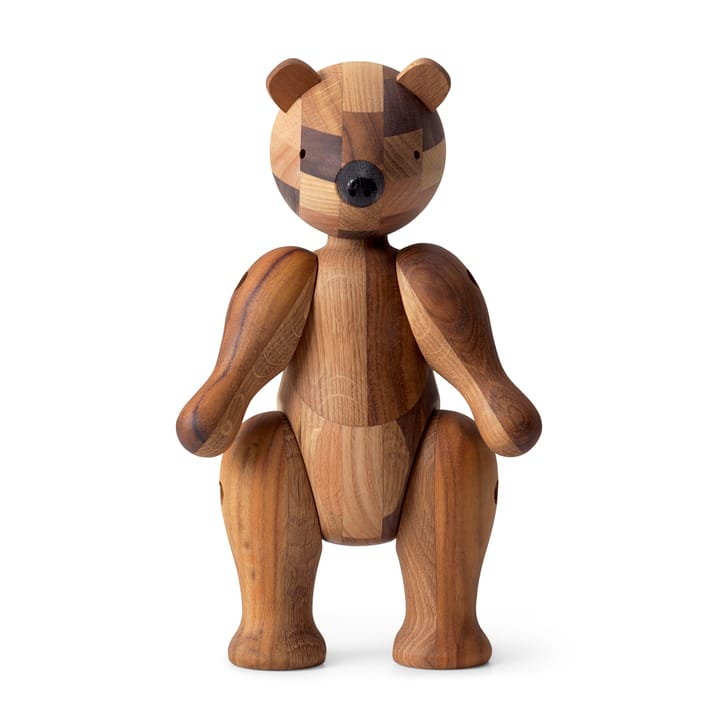 Orso in legno Kay Bojesen, edizione anniversario, legno misto, Medio Kay Bojesen Denmark