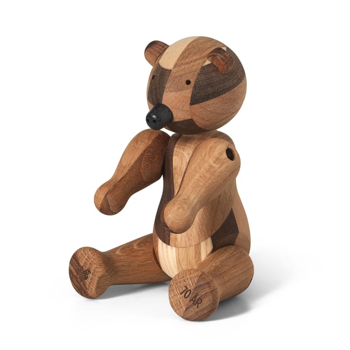 Orso in legno Kay Bojesen, edizione anniversario, legno misto, Piccolo Kay Bojesen Denmark