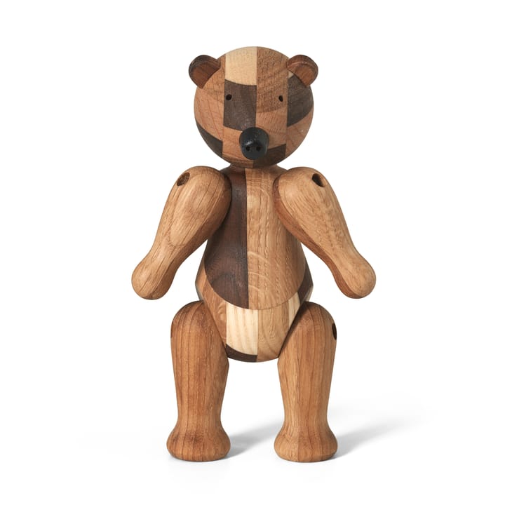 Orso in legno Kay Bojesen, edizione anniversario, legno misto, Piccolo Kay Bojesen Denmark