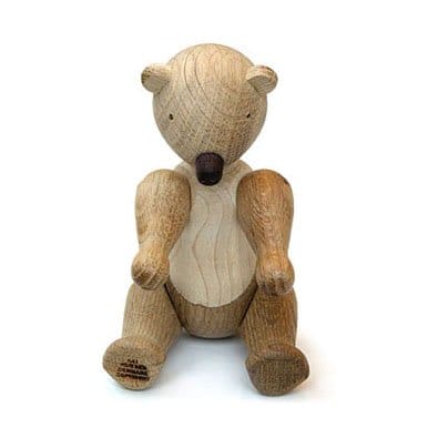 Orso in legno Kay Bojesen - rovere e acero - Kay Bojesen Denmark