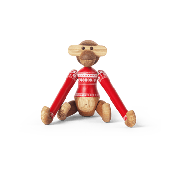 Scimmietta Kay Bojesen mini Christmas Jumper 2024 - Teak-Limba - Kay Bojesen Denmark