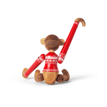 Scimmietta Kay Bojesen mini Christmas Jumper 2024 - Teak-Limba - Kay Bojesen Denmark