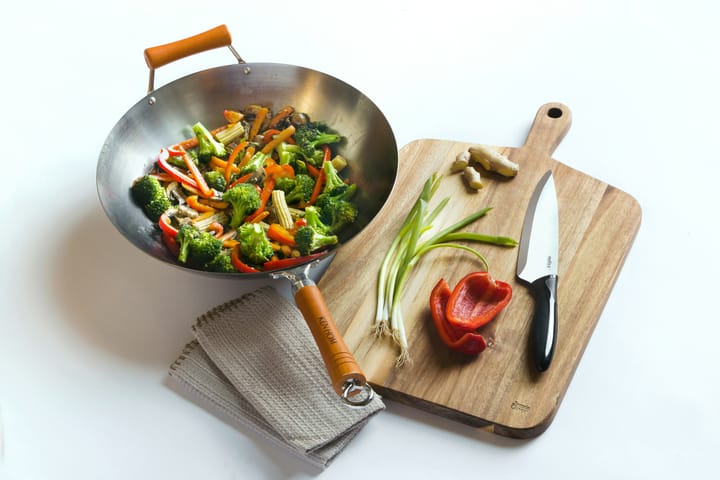 Padella wok Ken Hom Excellence in carbonio Ø36 cm - Acciaio - Ken Hom