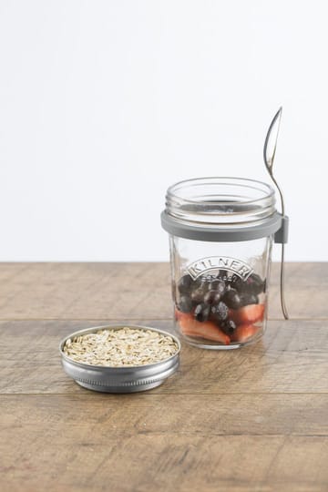 Set colazione ciotola di vetro + cucchiaio - 0,35 L - Kilner