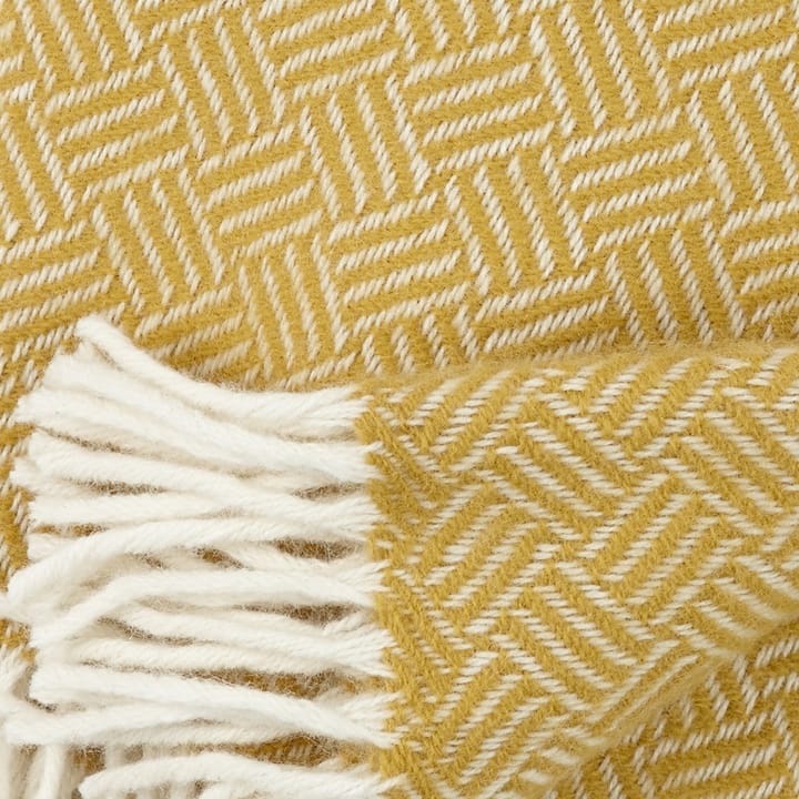 Plaid in lana Samba, giallo Klippan Yllefabrik