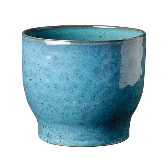 Vaso per fiori da esterno Knabstrup Ø 14,5 cm - dusty blue (blu) - Knabstrup Keramik