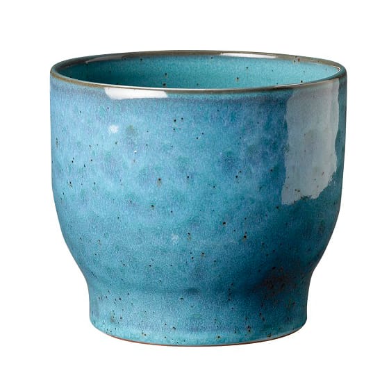 Vaso per fiori da esterno Knabstrup Ø 16,5 cm - dusty blue (blu) - Knabstrup Keramik