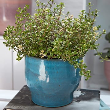 Vaso per fiori da esterno Knabstrup Ø 16,5 cm - dusty blue (blu) - Knabstrup Keramik