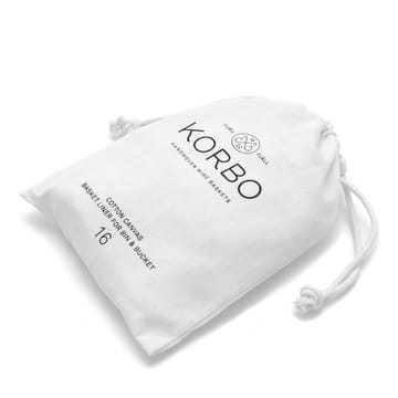 Cesto Korbo liner 16 - bianco - KORBO