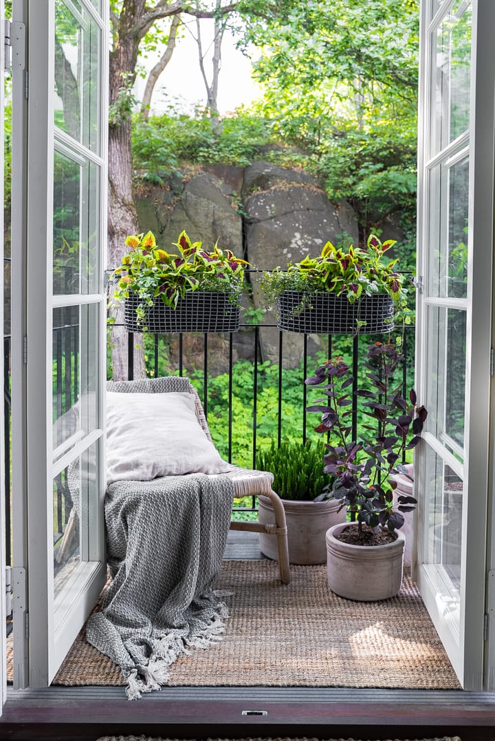 Fioriera da balcone Korbo, Acciaio galvanizzato KORBO