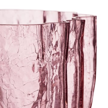 Vaso Crackle 17,5 cm - Rosa - Kosta Boda