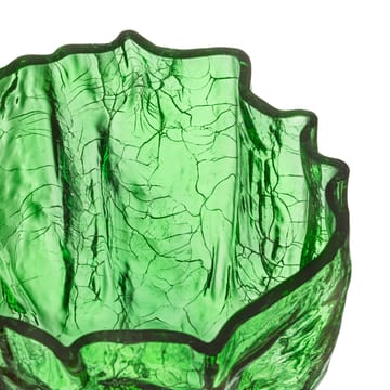 Vaso Crackle 17,5 cm - Verde - Kosta Boda