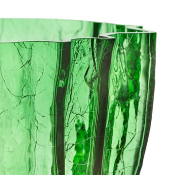 Vaso Crackle 17,5 cm - Verde - Kosta Boda