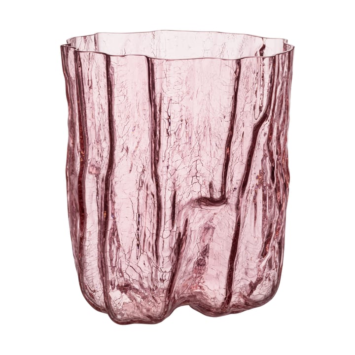 Vaso Crackle 27 cm - Rosa - Kosta Boda