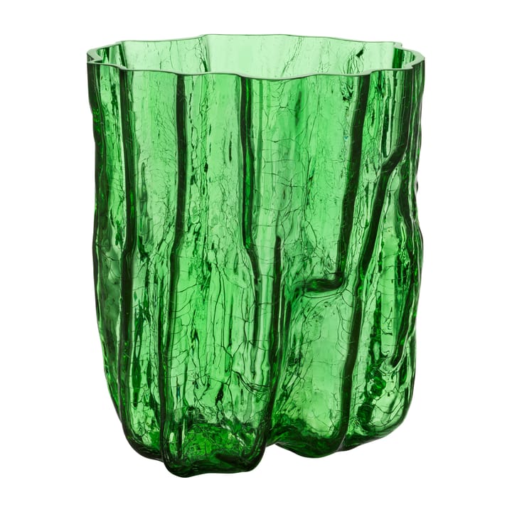 Vaso Crackle 27 cm - Verde - Kosta Boda