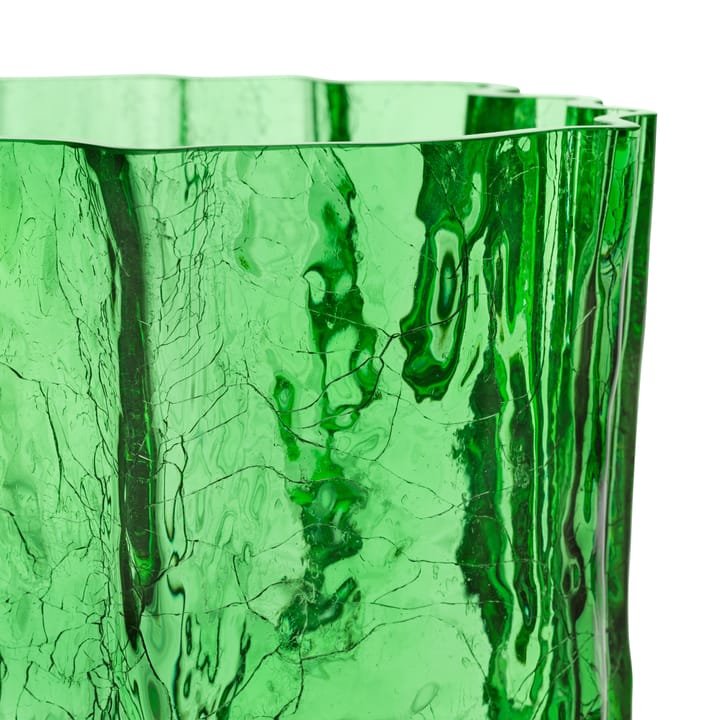 Vaso Crackle 27 cm, Verde Kosta Boda