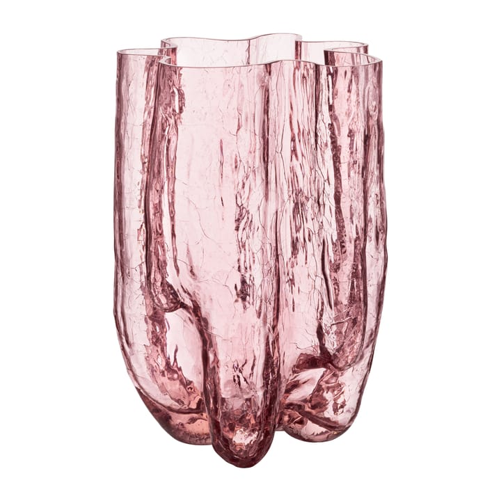 Vaso Crackle 37 cm - Rosa - Kosta Boda