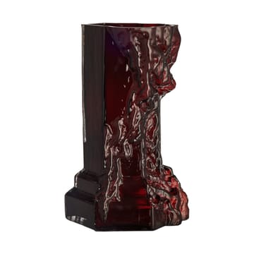 Vaso Rocky Baroque 35 cm - Oxblood - Kosta Boda