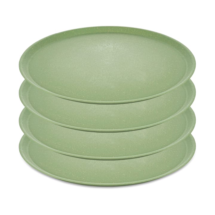 Piatto Connect, Ø 25,5 cm, confezione da 4 - Nature leaf green - Koziol