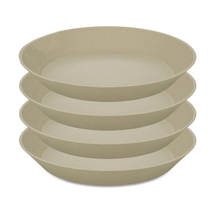 Piatto fondo Connect, Ø 24 cm, confezione da 4 - Nature desert sand - Koziol