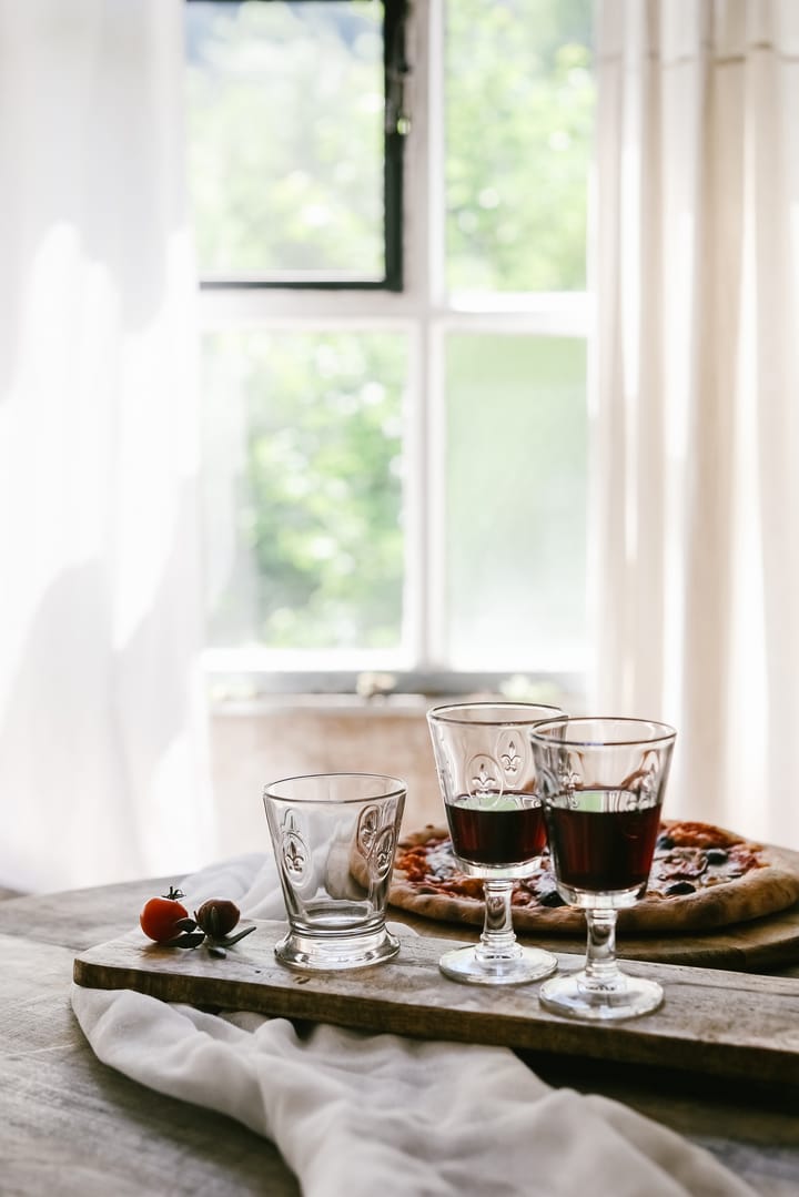 Calice bicchiere in vetro per acqua vino da tavola 6 pezzi particolari ed  elegan
