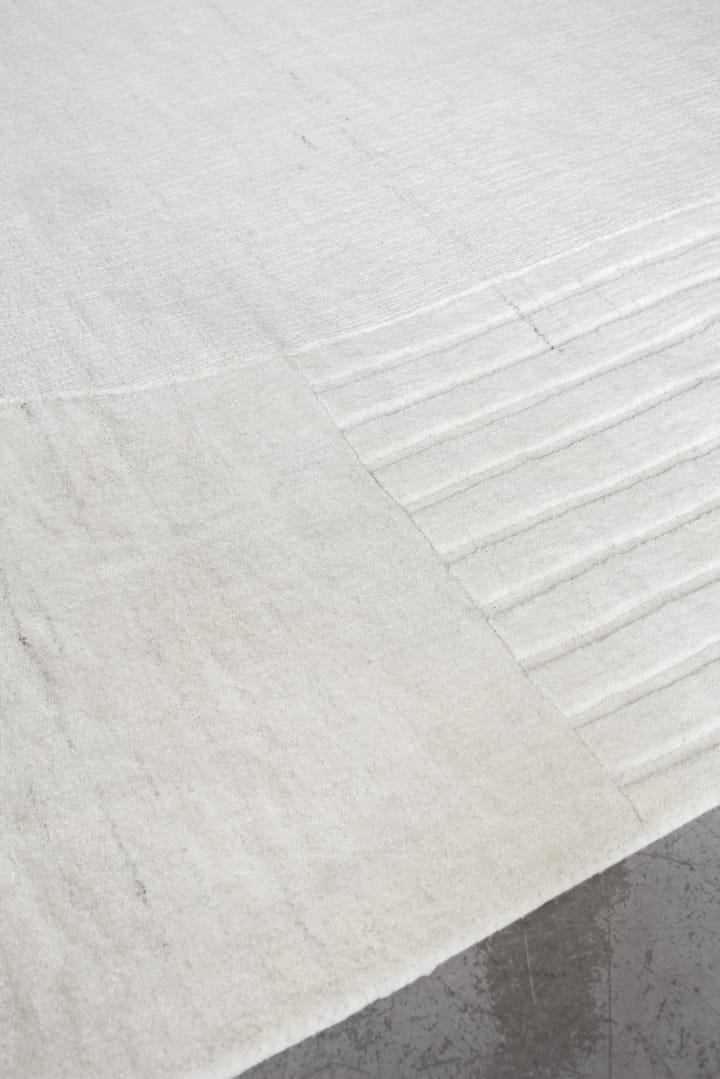 Tappeto in lana Circular 180x270 cm, Bianco osso Layered