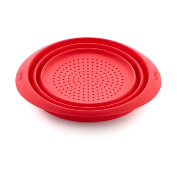 Scolapasta pieghevole in silicone Lékué - Rosso - Lékué